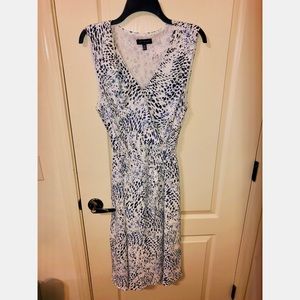 The Limited | Blue and White Wrap dress